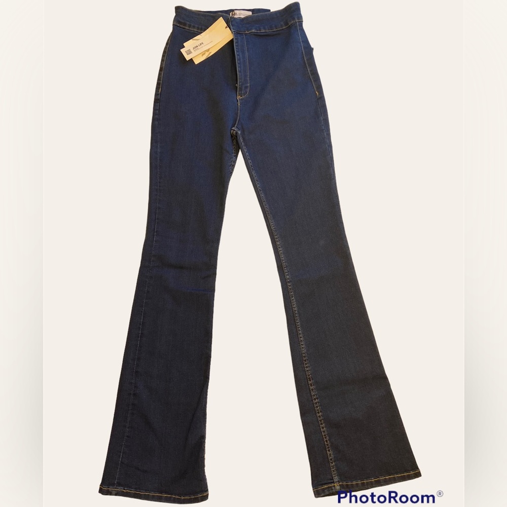 NWT Zara Blue Flare Jeans